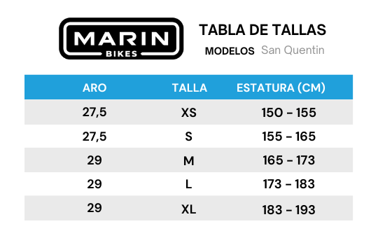 Bicicleta Mountain Bike San Quentin Aro 24